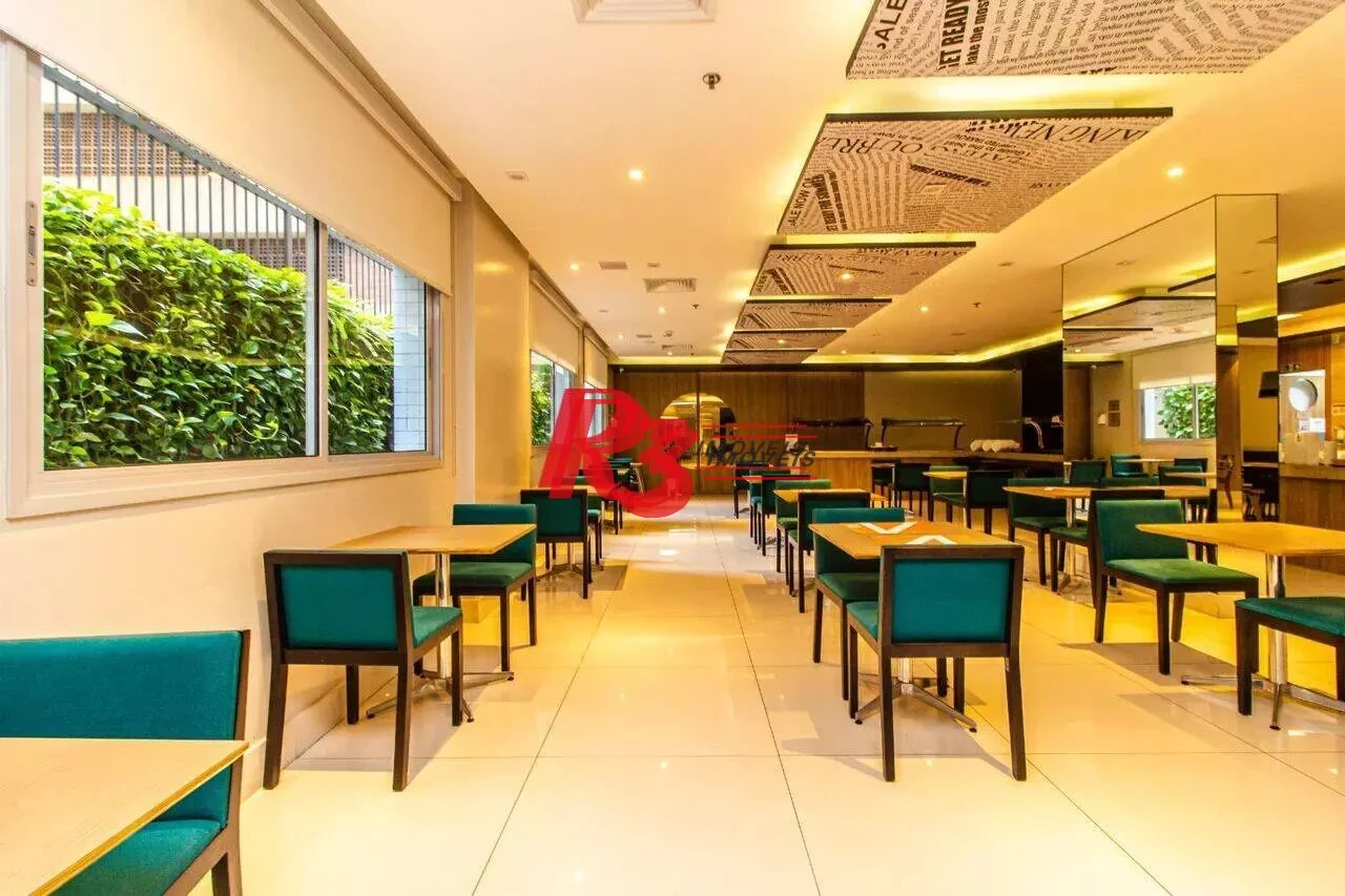 Flat com 1 dormitório à venda, 25 m² por R$ 350.000,00 - Gonzaga - Santos/SP