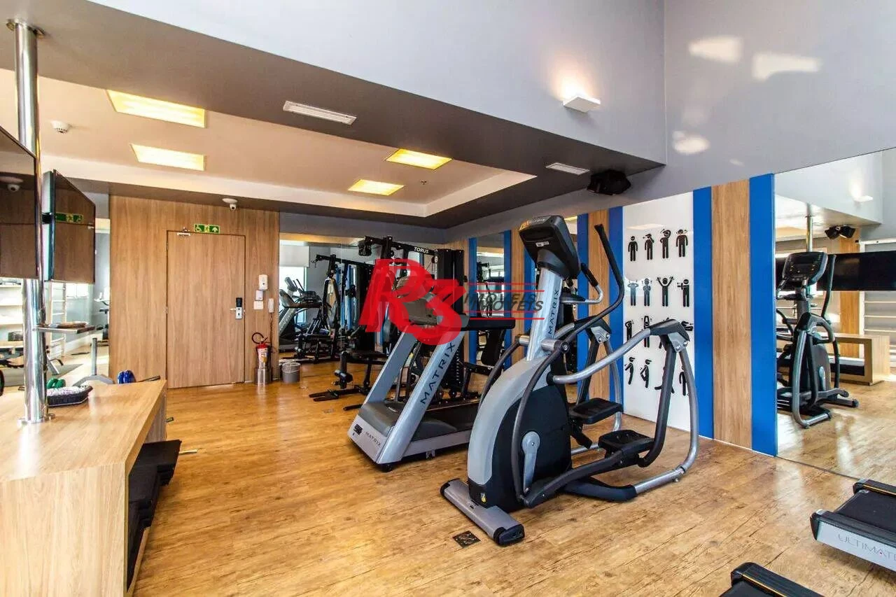 Flat com 1 dormitório à venda, 25 m² por R$ 350.000,00 - Gonzaga - Santos/SP