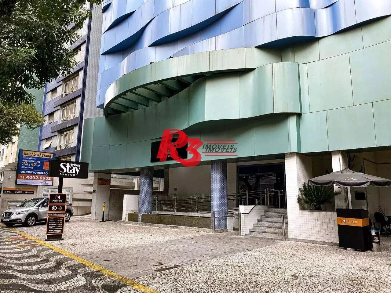Flat com 1 dormitório à venda, 25 m² por R$ 350.000,00 - Gonzaga - Santos/SP