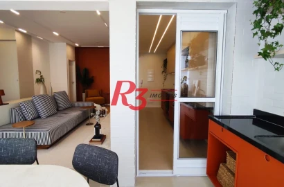 Apartamento com 1 dormitório à venda, 60 m² por R$ 1.000.000,00 - Boqueirão - Santos/SP