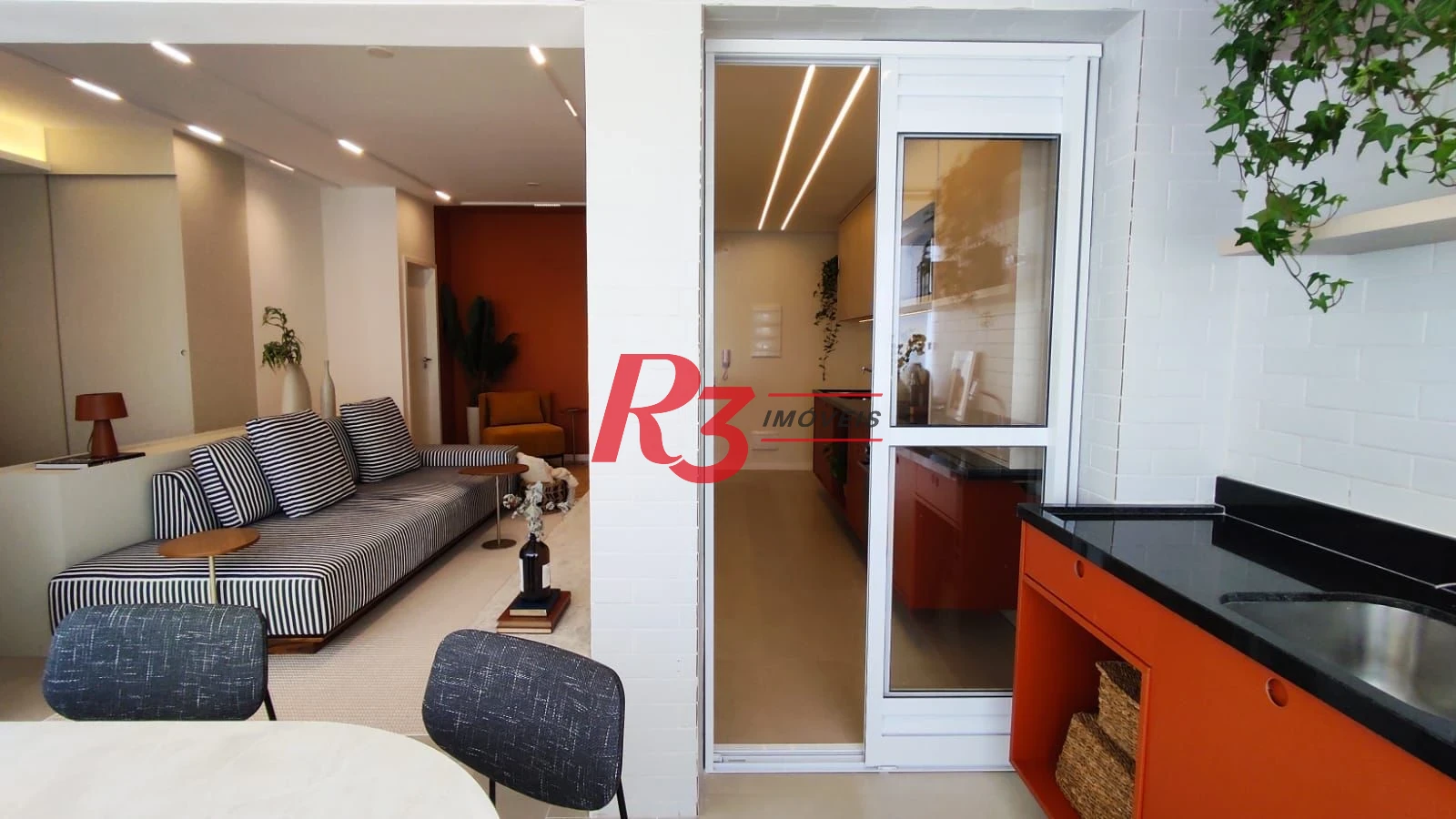 Apartamento com 1 dormitório à venda, 60 m² por R$ 1.000.000,00 - Boqueirão - Santos/SP