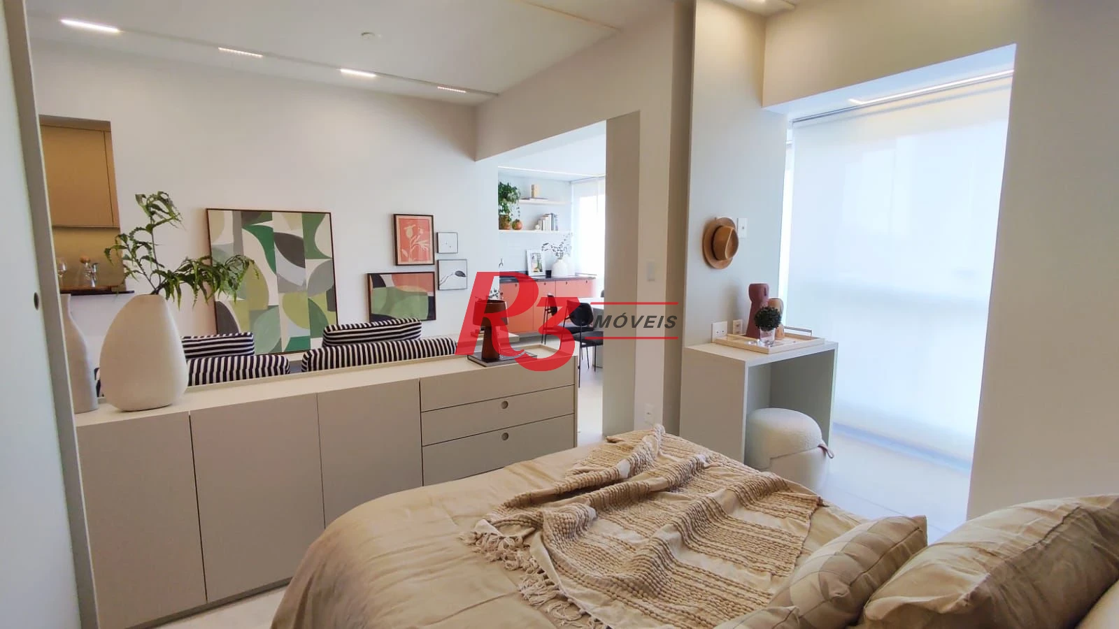 Apartamento com 1 dormitório à venda, 60 m² por R$ 1.000.000,00 - Boqueirão - Santos/SP