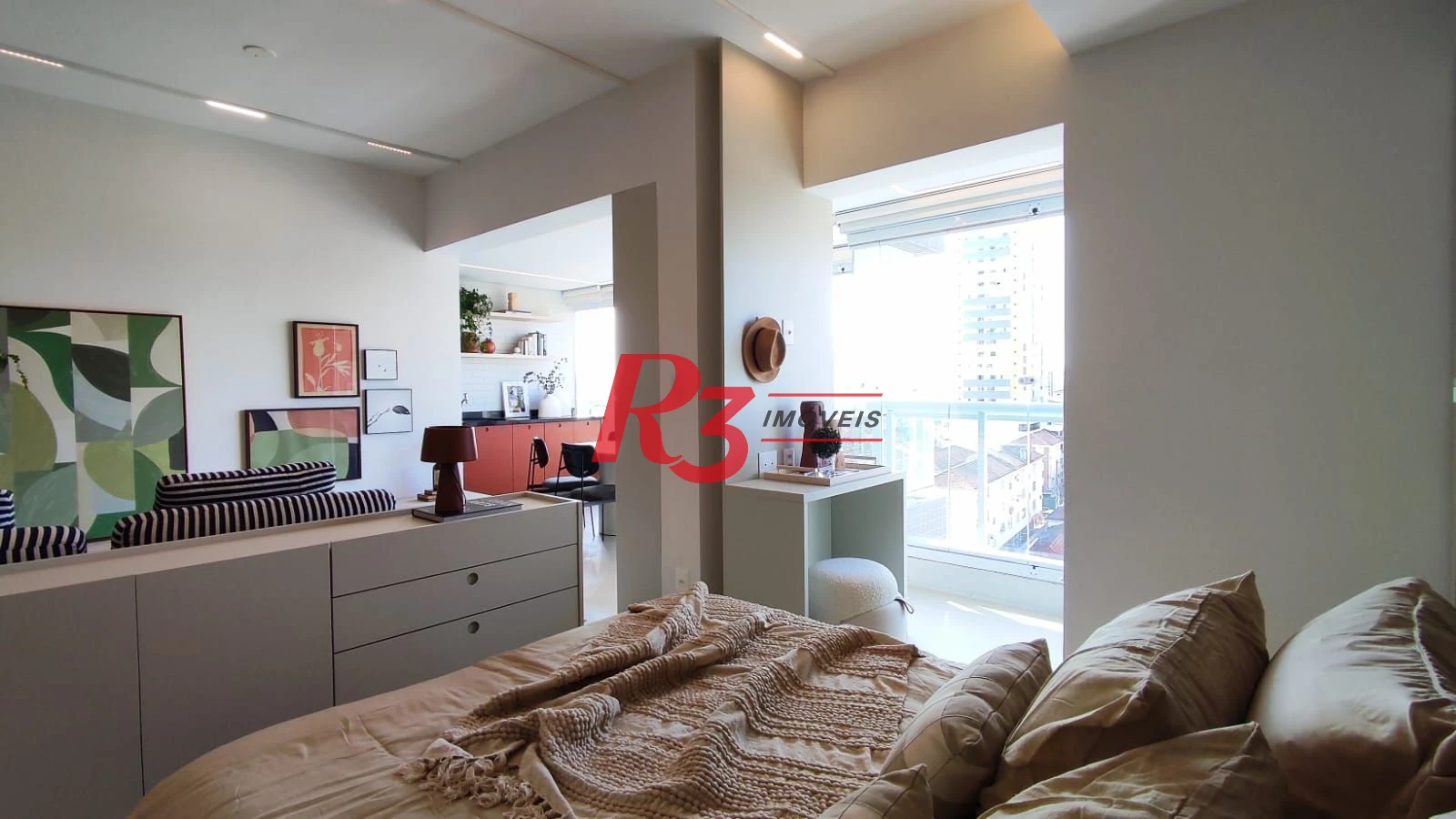 Apartamento com 1 dormitório à venda, 60 m² por R$ 1.000.000,00 - Boqueirão - Santos/SP