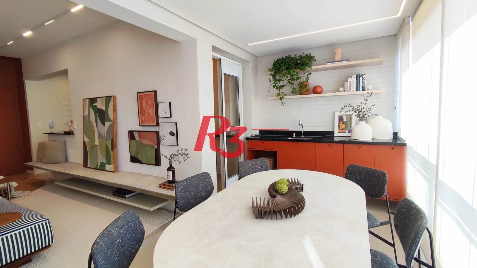 Apartamento com 1 dormitório à venda, 60 m² por R$ 1.000.000,00 - Boqueirão - Santos/SP