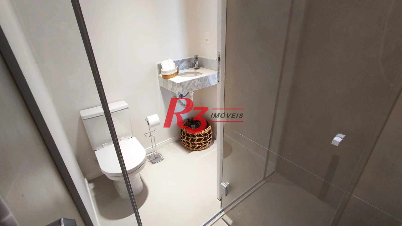 Apartamento com 1 dormitório à venda, 60 m² por R$ 1.000.000,00 - Boqueirão - Santos/SP