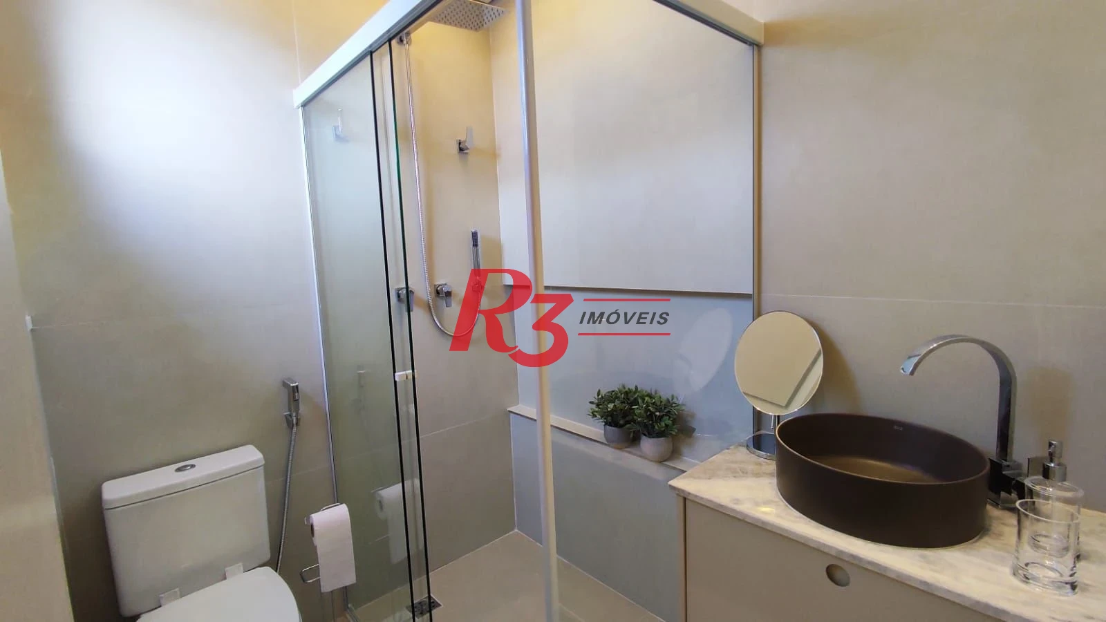 Apartamento com 1 dormitório à venda, 60 m² por R$ 1.000.000,00 - Boqueirão - Santos/SP