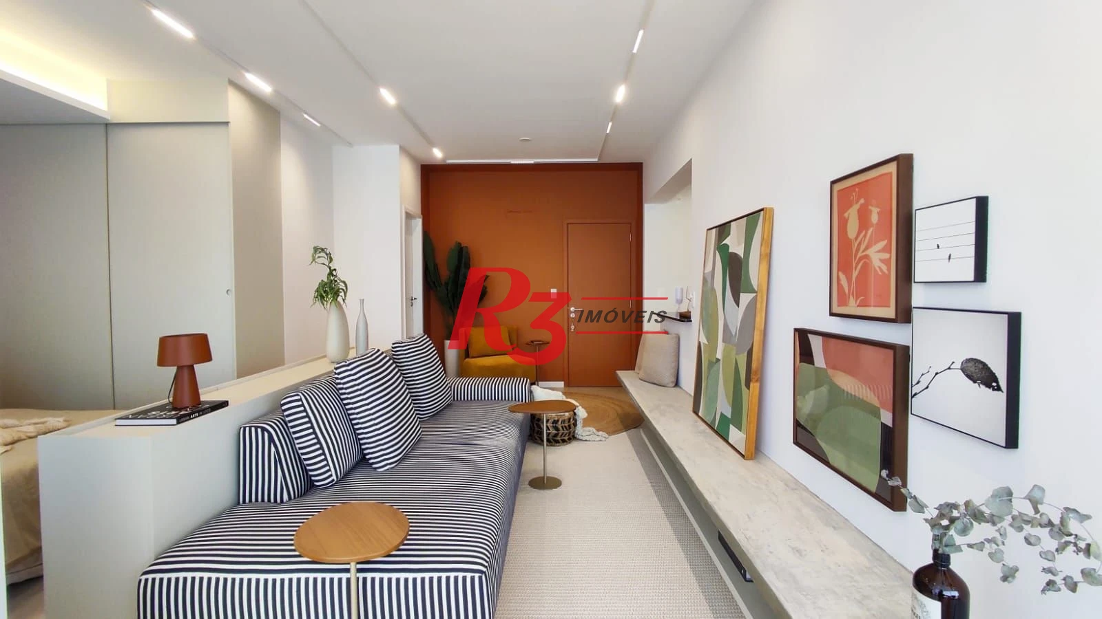 Apartamento com 1 dormitório à venda, 60 m² por R$ 1.000.000,00 - Boqueirão - Santos/SP