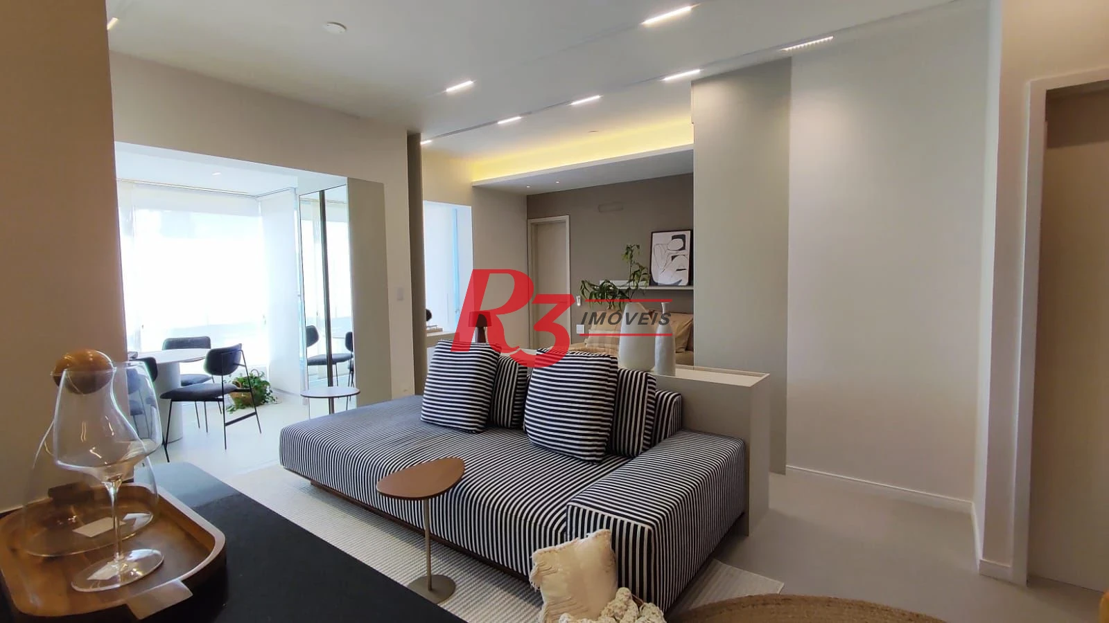Apartamento com 1 dormitório à venda, 60 m² por R$ 1.000.000,00 - Boqueirão - Santos/SP