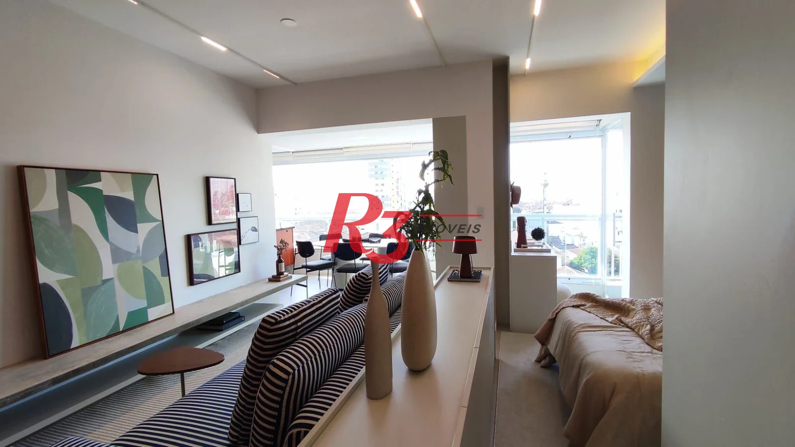 Apartamento com 1 dormitório à venda, 60 m² por R$ 1.000.000,00 - Boqueirão - Santos/SP