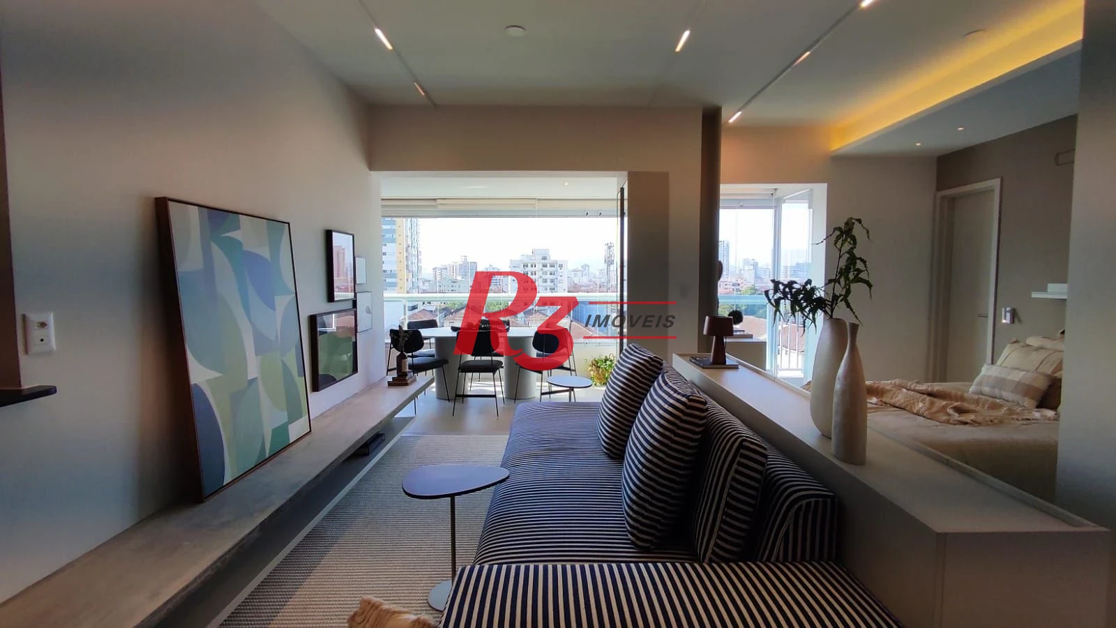 Apartamento com 1 dormitório à venda, 60 m² por R$ 1.000.000,00 - Boqueirão - Santos/SP