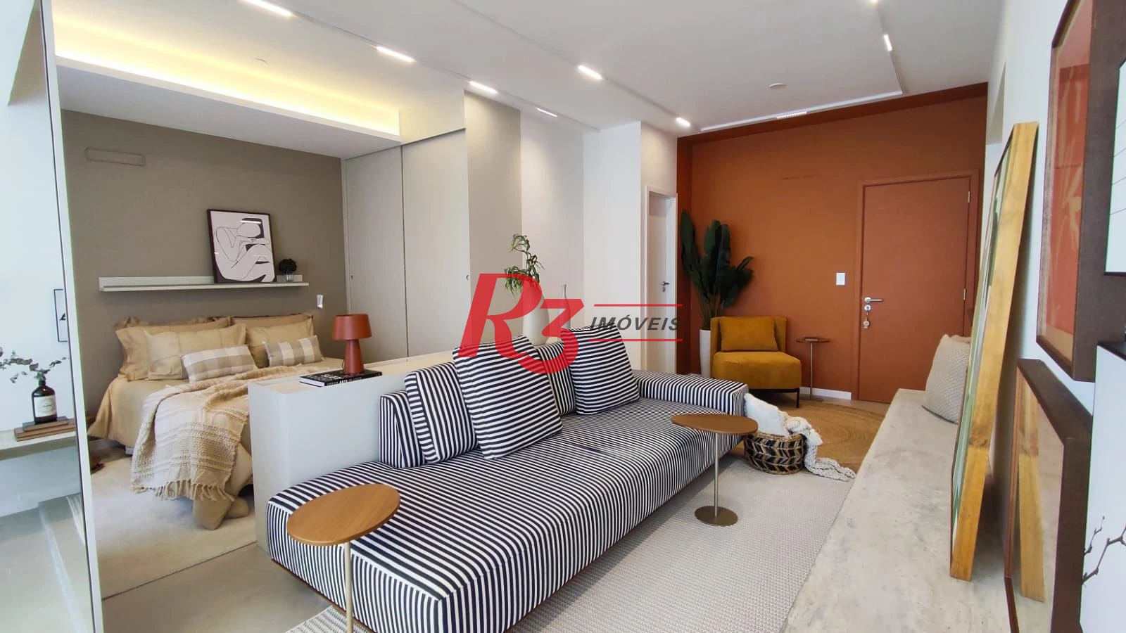 Apartamento com 1 dormitório à venda, 60 m² por R$ 1.000.000,00 - Boqueirão - Santos/SP