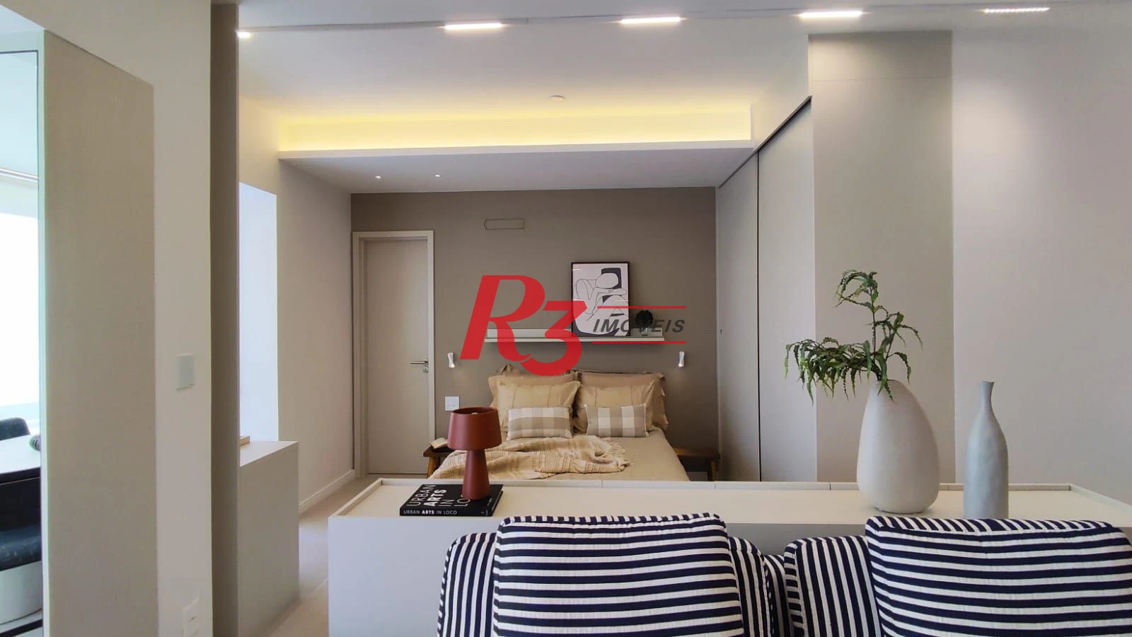 Apartamento com 1 dormitório à venda, 60 m² por R$ 1.000.000,00 - Boqueirão - Santos/SP
