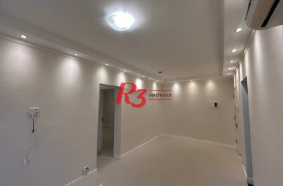 Apartamento com 2 dormitórios à venda, 61 m² por R$ 410.000,00 - Aparecida - Santos/SP