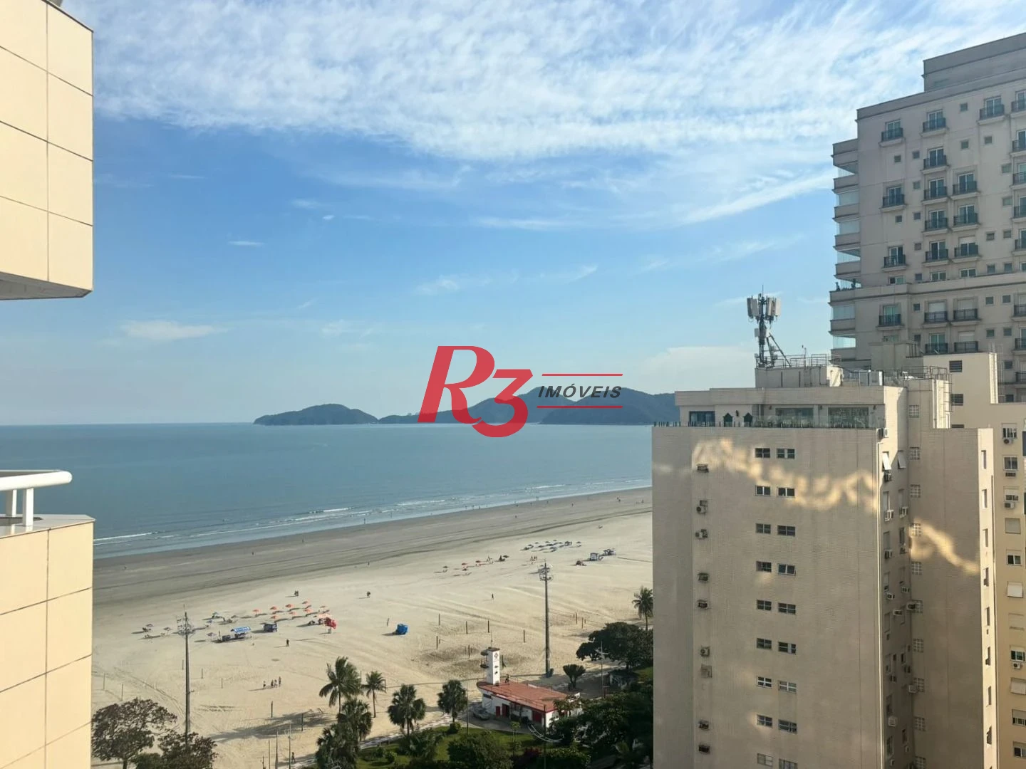 Flat frente Mar com 2 dormitórios à venda, 56 m² por R$ 585.000 - Boqueirão - Santos/SP