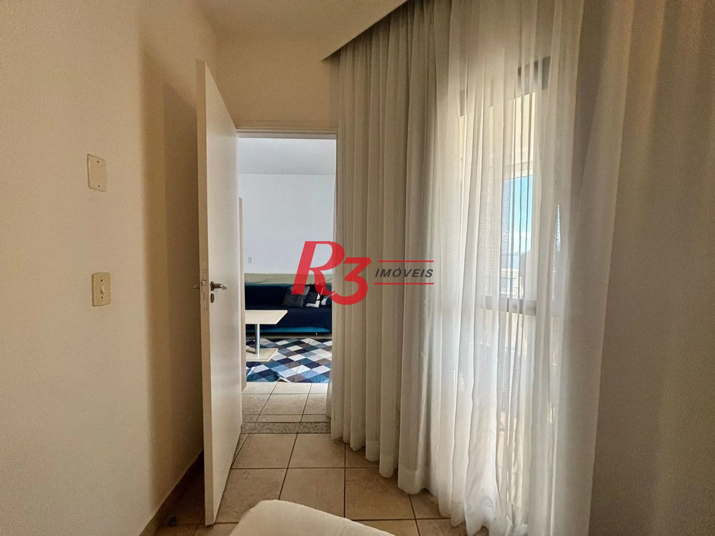 Flat frente Mar com 2 dormitórios à venda, 56 m² por R$ 585.000 - Boqueirão - Santos/SP