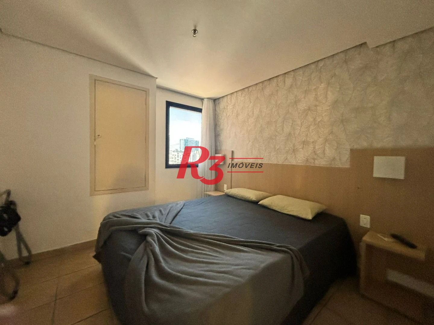 Flat frente Mar com 2 dormitórios à venda, 56 m² por R$ 585.000 - Boqueirão - Santos/SP