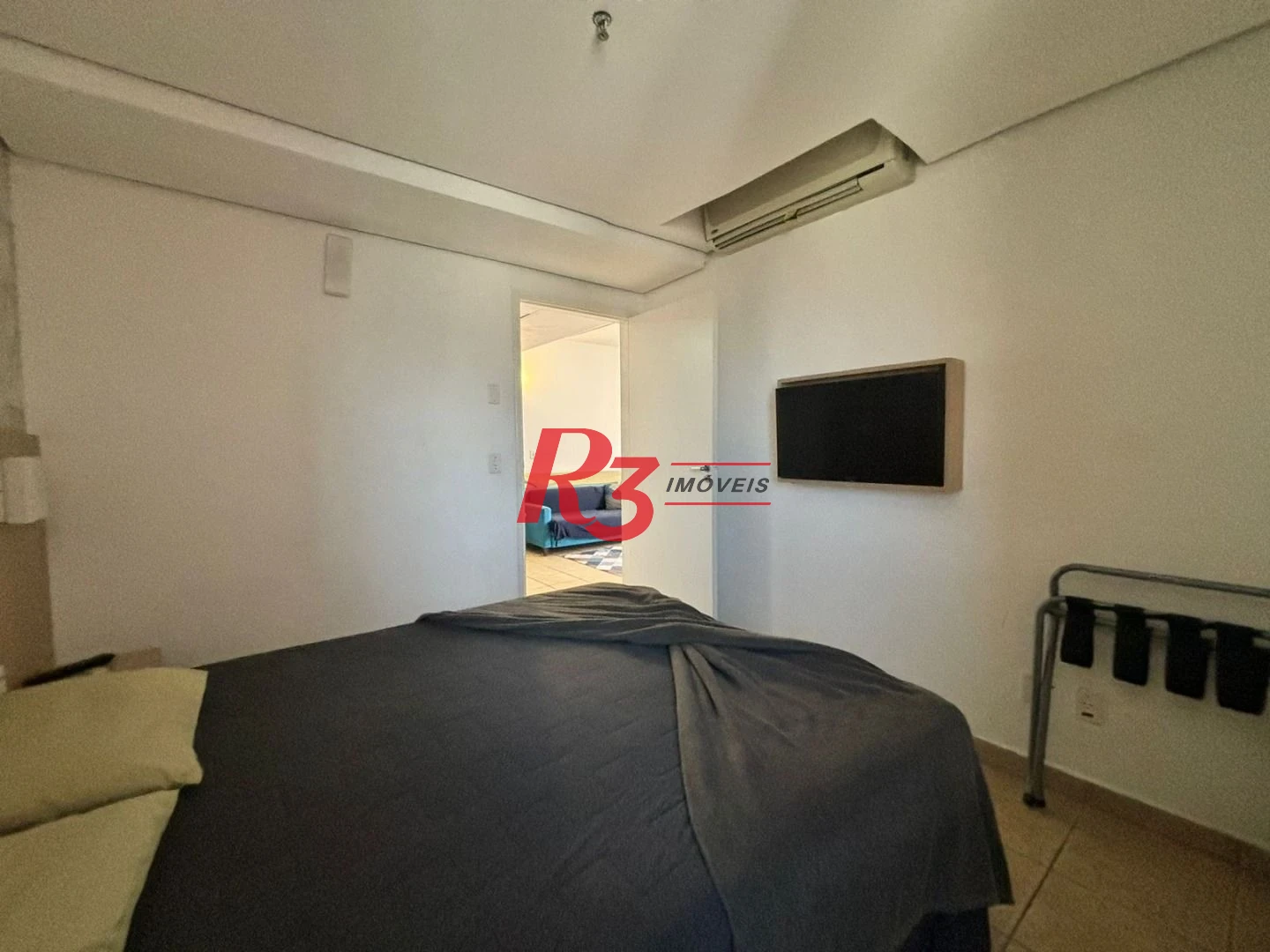 Flat frente Mar com 2 dormitórios à venda, 56 m² por R$ 585.000 - Boqueirão - Santos/SP