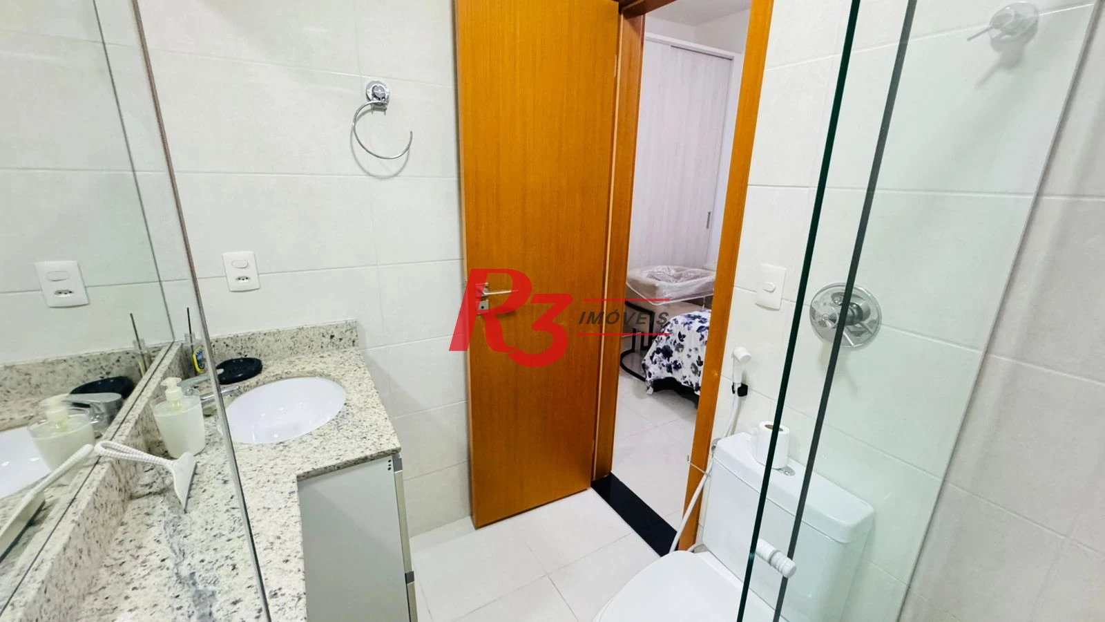 Apartamento com 1 dormitório à venda, 72 m² por R$ 615.000,00 - Boqueirão - Santos/SP