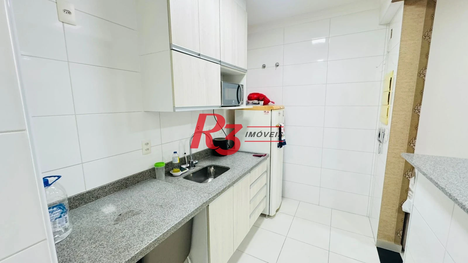 Apartamento com 1 dormitório à venda, 72 m² por R$ 615.000,00 - Boqueirão - Santos/SP
