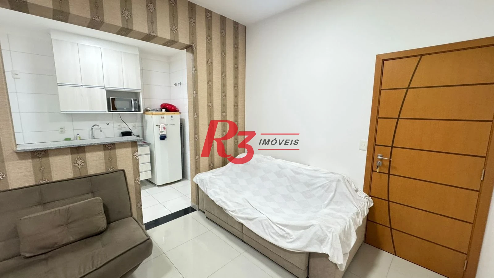 Apartamento com 1 dormitório à venda, 72 m² por R$ 615.000,00 - Boqueirão - Santos/SP
