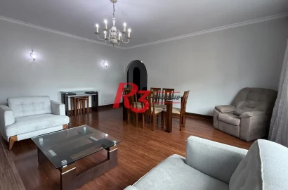 Apartamento com 3 dormitórios para alugar, 183 m² por R$ 7.500,00/mês - Boqueirão - Santos/SP