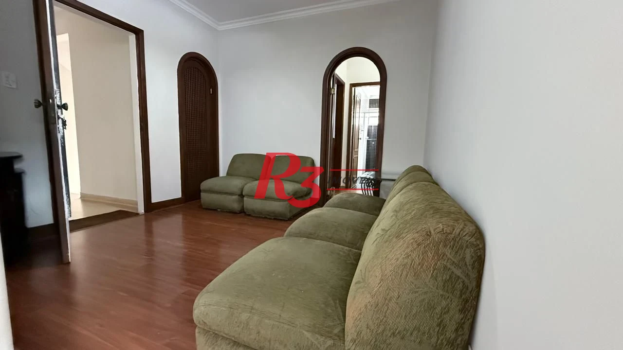 Apartamento com 3 dormitórios para alugar, 183 m² por R$ 7.500,00/mês - Boqueirão - Santos/SP