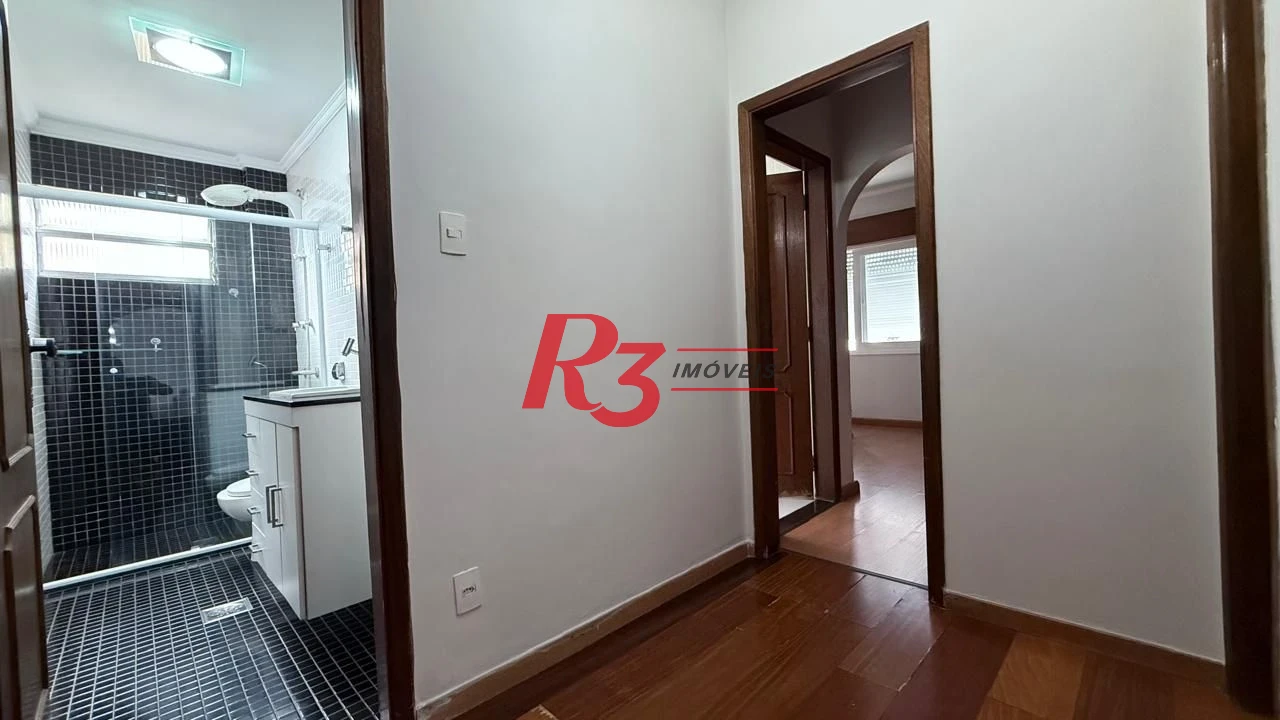 Apartamento com 3 dormitórios para alugar, 183 m² por R$ 7.500,00/mês - Boqueirão - Santos/SP
