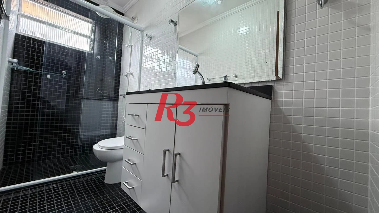 Apartamento com 3 dormitórios para alugar, 183 m² por R$ 7.500,00/mês - Boqueirão - Santos/SP