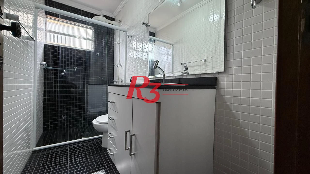Apartamento com 3 dormitórios para alugar, 183 m² por R$ 7.500,00/mês - Boqueirão - Santos/SP