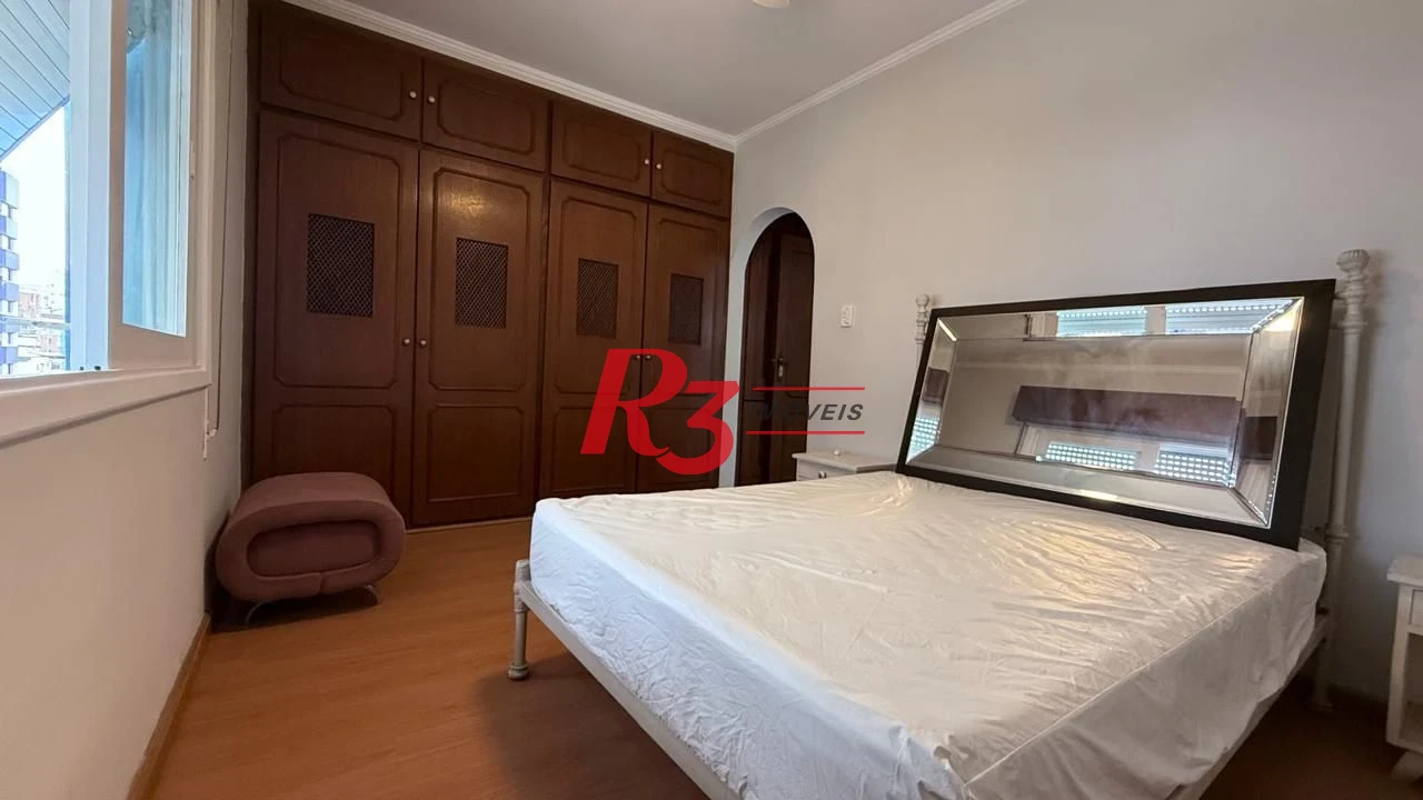 Apartamento com 3 dormitórios para alugar, 183 m² por R$ 7.500,00/mês - Boqueirão - Santos/SP