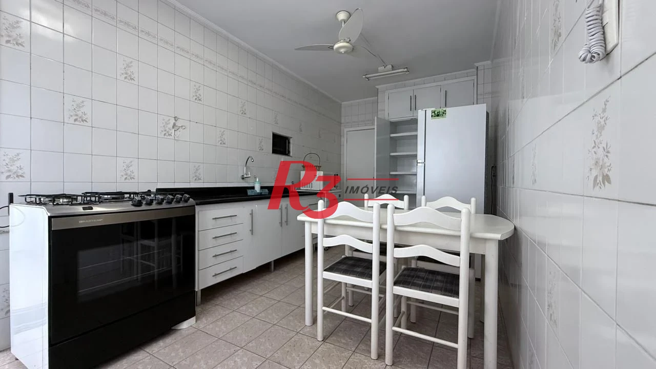 Apartamento com 3 dormitórios para alugar, 183 m² por R$ 7.500,00/mês - Boqueirão - Santos/SP