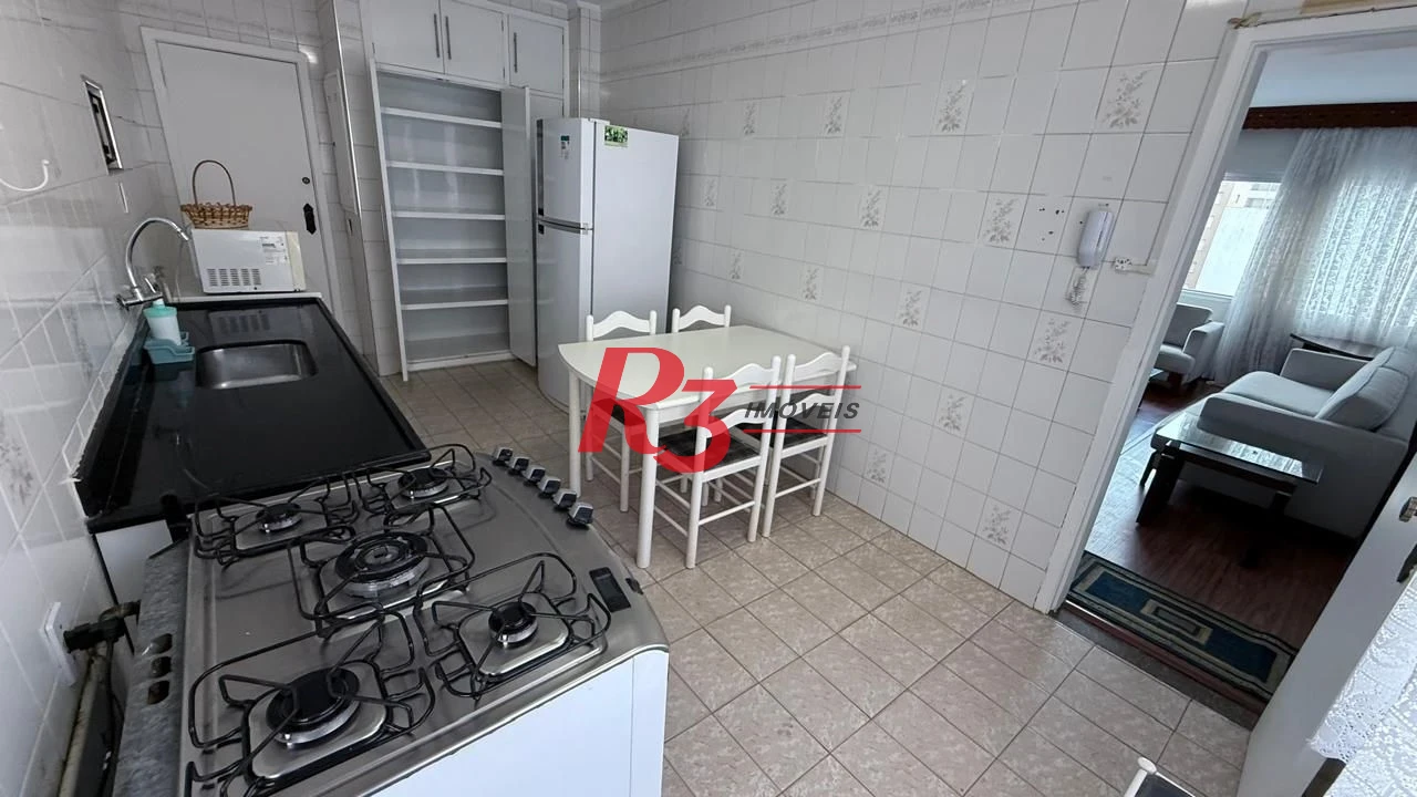 Apartamento com 3 dormitórios para alugar, 183 m² por R$ 7.500,00/mês - Boqueirão - Santos/SP