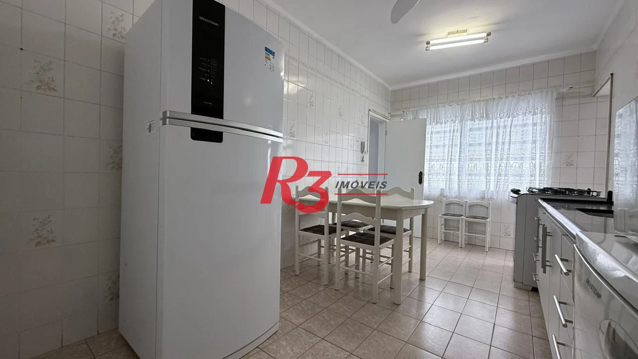 Apartamento com 3 dormitórios para alugar, 183 m² por R$ 7.500,00/mês - Boqueirão - Santos/SP