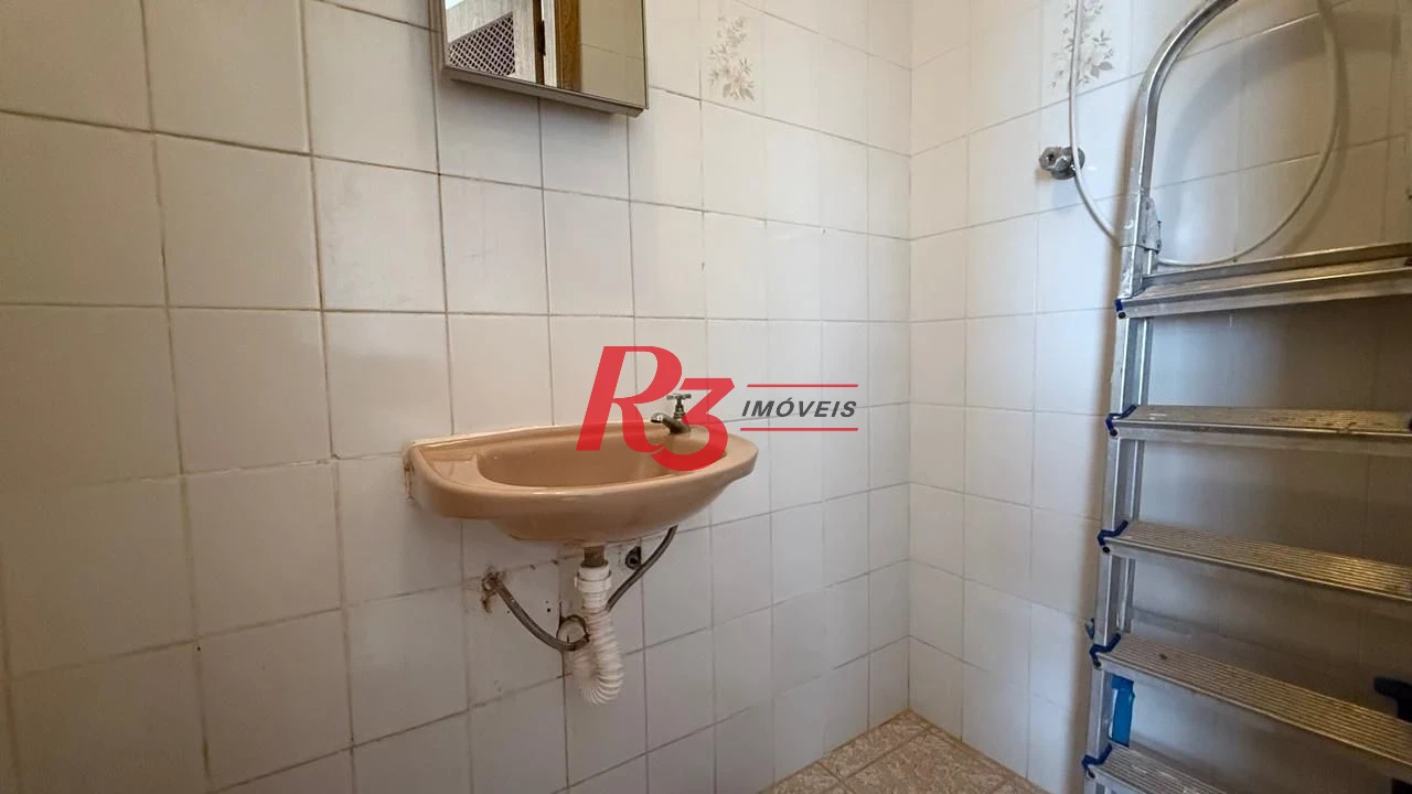 Apartamento com 3 dormitórios para alugar, 183 m² por R$ 7.500,00/mês - Boqueirão - Santos/SP