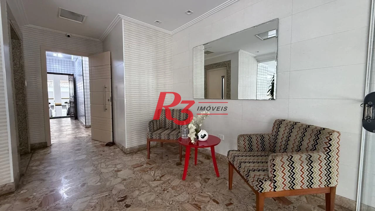 Apartamento com 3 dormitórios para alugar, 183 m² por R$ 7.500,00/mês - Boqueirão - Santos/SP