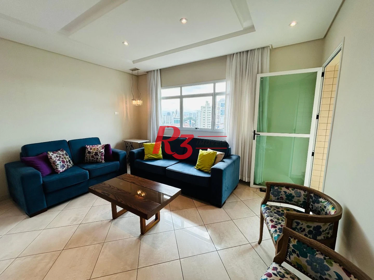 Apartamento com 3 dormitórios à venda, 138 m² por R$ 1.350.000 - Boqueirão - Santos/SP