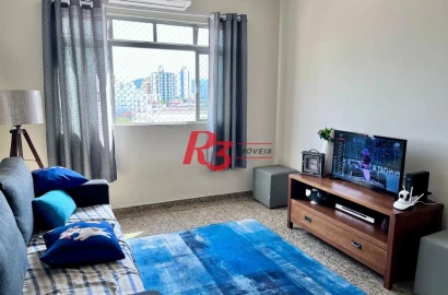 Apartamento à Venda, 2 dormitórios Vista Livre, Ambientes Reformados, Terraço para Lazer e Localização Privilegiada Embaré