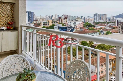 Apartamento com 2 dormitórios à venda, 70 m² por R$ 550.000,00 - Vila Matias - Santos/SP