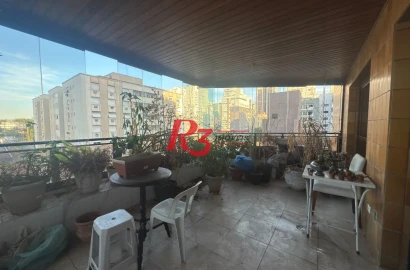 Apartamento com 4 dormitórios à venda, 267 m² por R$ 1.800.000,00 - Boqueirão - Santos/SP