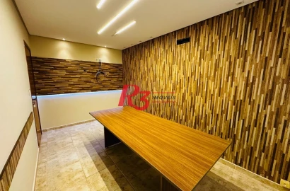 Conjunto para alugar, 120 m² por R$ 4.900,00/mês - Boqueirão - Santos/SP