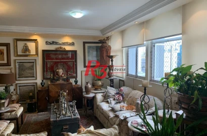 Apartamento com 4 dormitórios à venda, 347 m² por R$ 1.950.000,00 - Boqueirão - Santos/SP