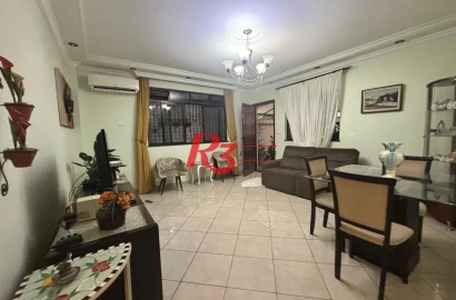 Casa com 3 dormitórios à venda, 127 m² por R$ 890.000,00 - Aparecida - Santos/SP