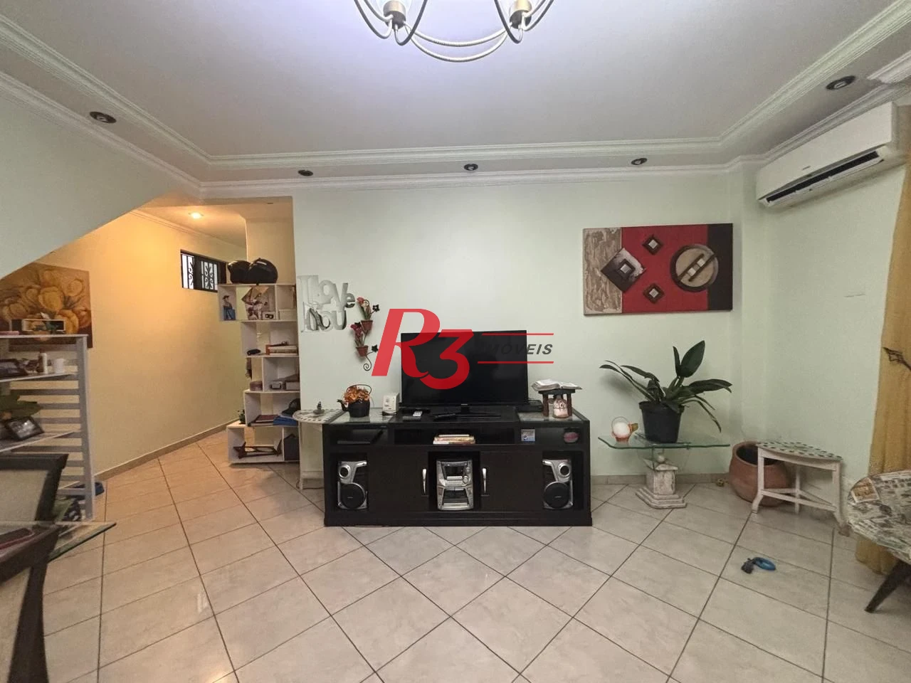 Casa com 3 dormitórios à venda, 127 m² por R$ 890.000,00 - Aparecida - Santos/SP