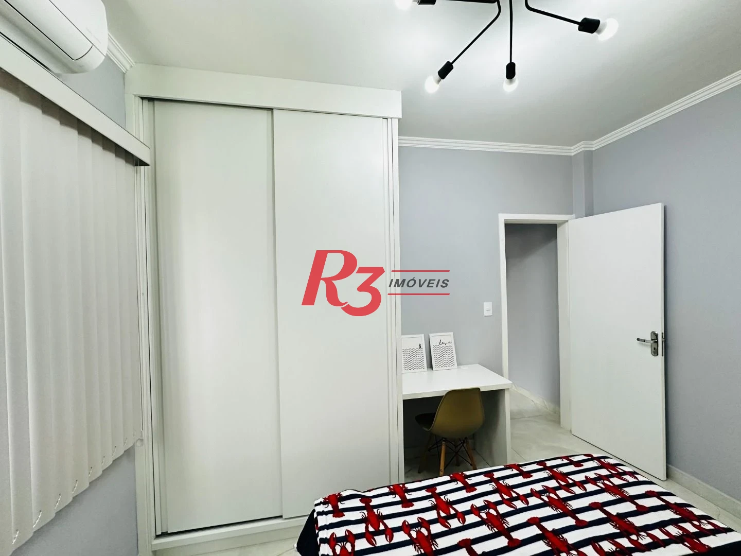 Apartamento com 1 dormitório à venda, 60 m² por R$ 460.000,00 - Gonzaga - Santos/SP