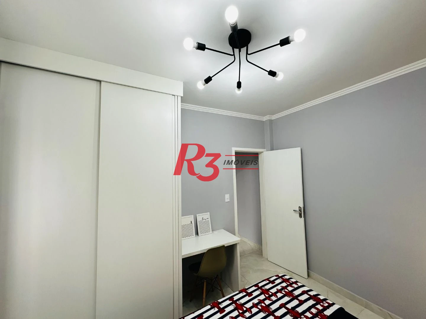 Apartamento com 1 dormitório à venda, 60 m² por R$ 460.000,00 - Gonzaga - Santos/SP