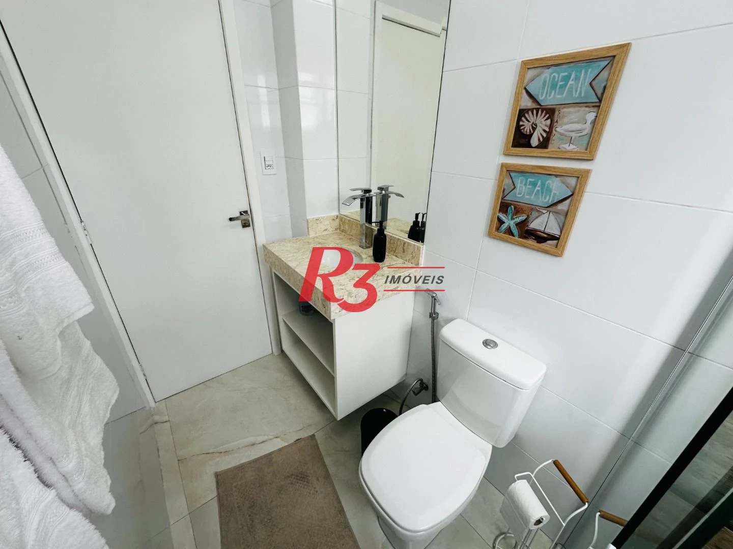 Apartamento com 1 dormitório à venda, 60 m² por R$ 460.000,00 - Gonzaga - Santos/SP