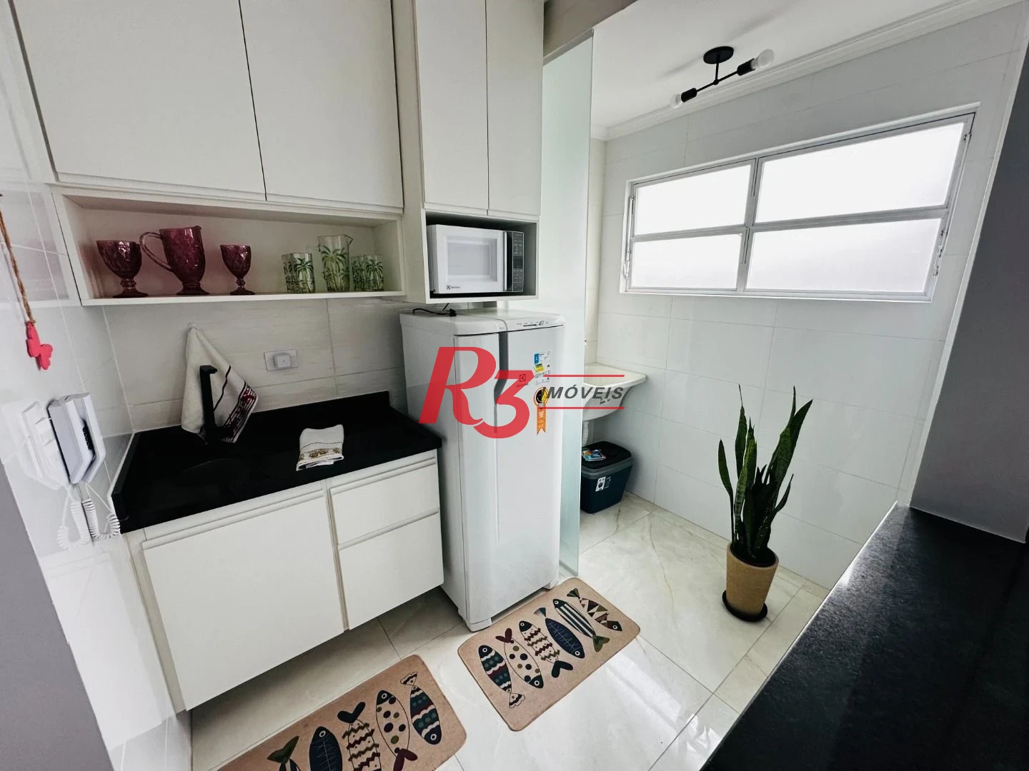 Apartamento com 1 dormitório à venda, 60 m² por R$ 460.000,00 - Gonzaga - Santos/SP