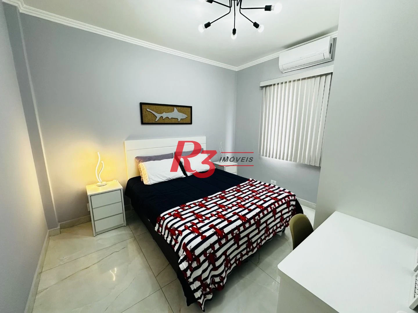 Apartamento com 1 dormitório à venda, 60 m² por R$ 460.000,00 - Gonzaga - Santos/SP