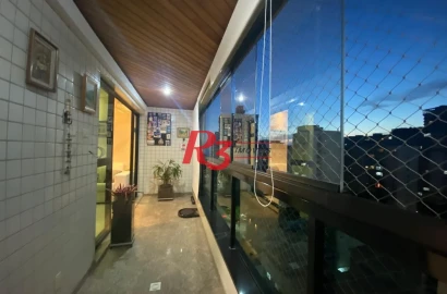 Apartamento com 3 dormitórios à venda, 143 m² por R$ 1.700.000,00 - Ponta da Praia - Santos/SP