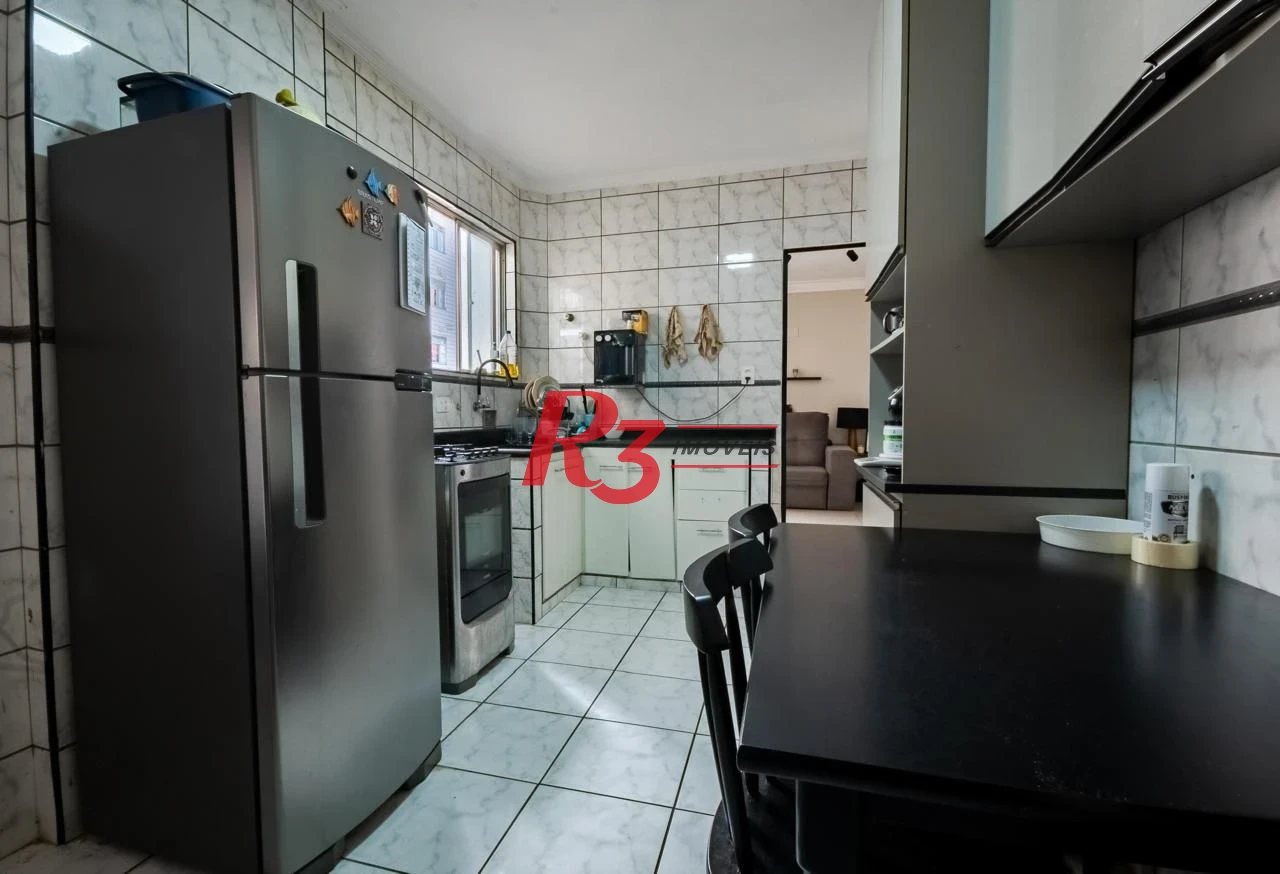 Apartamento com 2 dormitórios à venda, 94 m² por R$ 480.000,00 - Embaré - Santos/SP